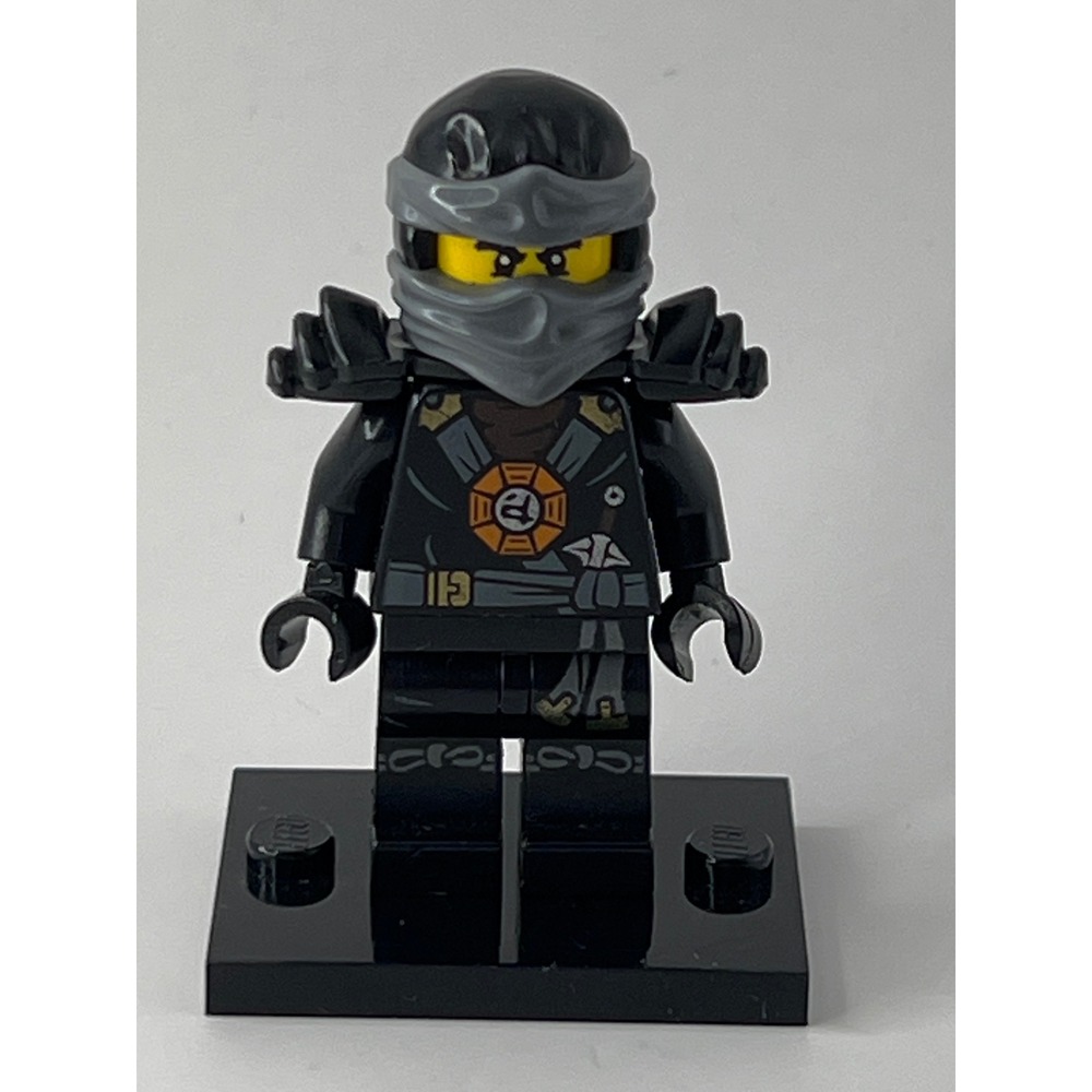 LEGO Ninjago Cole Deepstone Minifigure Black Armor Mask Njo0140
